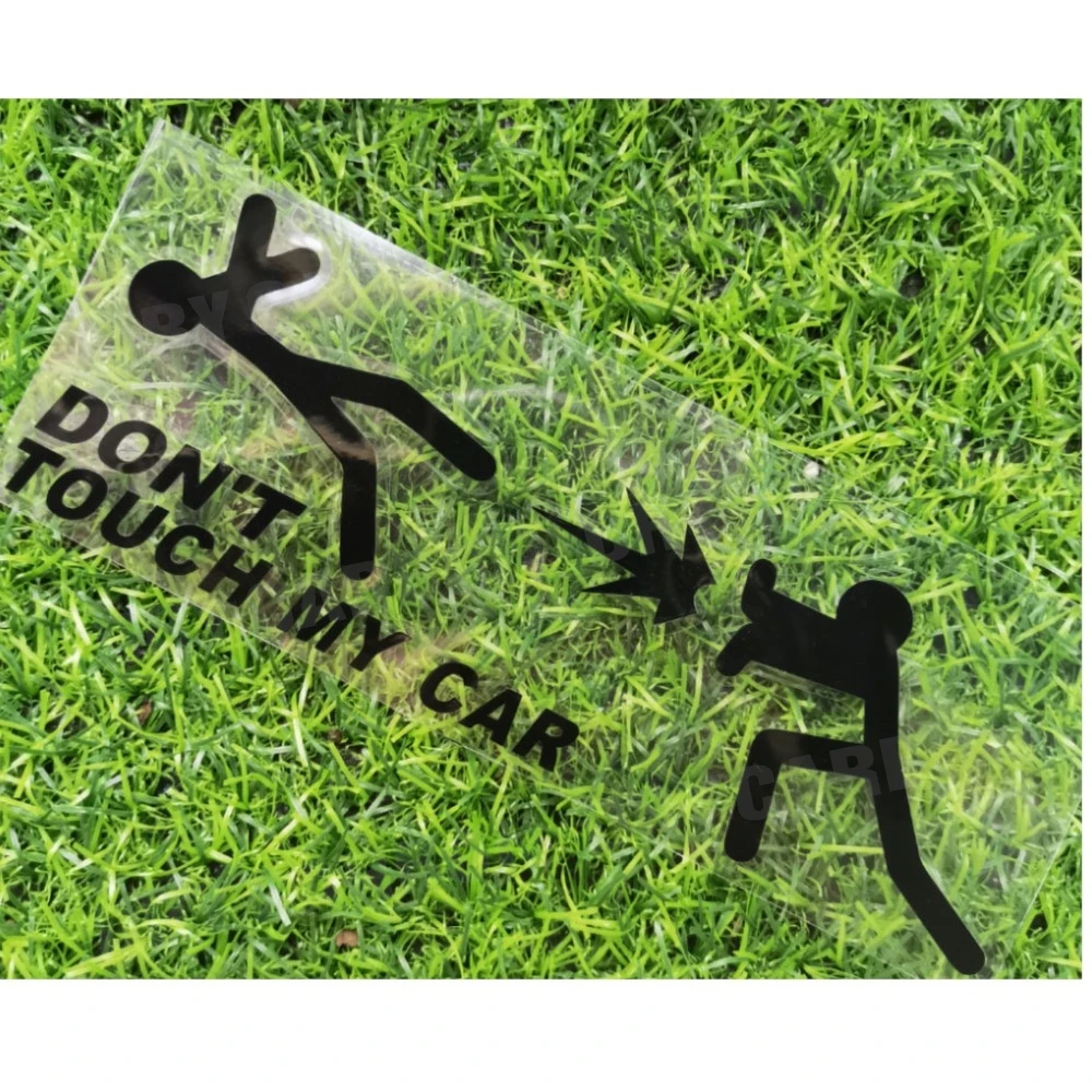 Car Sticker DIY Don't Touch My Car Creative Modifications Decor Decal Auto Vinyl Film Window Decor Auto Bumper Sticker