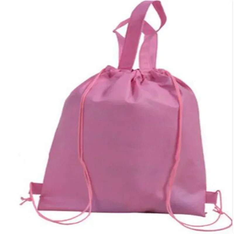 

20 pcs new arrival eco string non-woven shopping bag for Drawstring Bags Shopping Bags contact for customize print logo