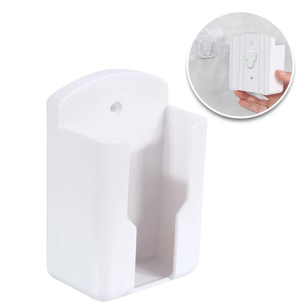 Soporte colgante para Control remoto de aire acondicionado, caja de almacenamiento montada en la pared con Control remoto ABS, estante de pared para