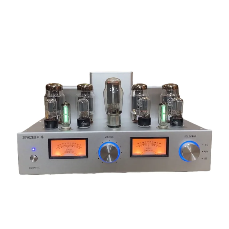 

HiFi fever 25W*2 level dual power supply bull 300B push 845 silver wire amplifier tube Class A single-ended power amplifier