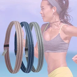 Fitness Anti Sweat Silicone Hair Band Guide Sweat Breathable Basketball Sports Hair Band Running Yoga Non slip Headband