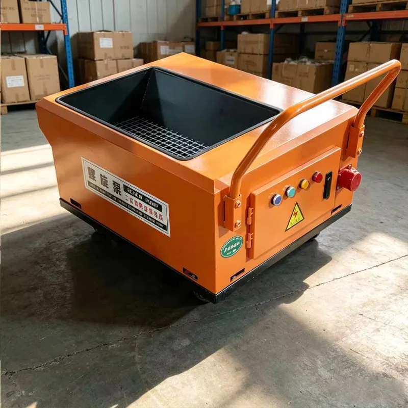 Customized Small Concrete Screw Conveying Pump Secondary Structural Pouring Pump Feeder Cement Mortar Pump