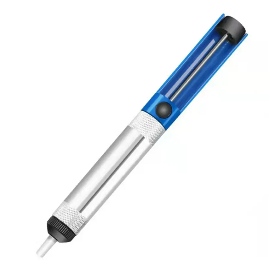 Aluminium Desoldering Suction Pump Tool Solder Sucker Suction Tin Pen Removal Device Blue Vacuum Soldering Iron Desolder