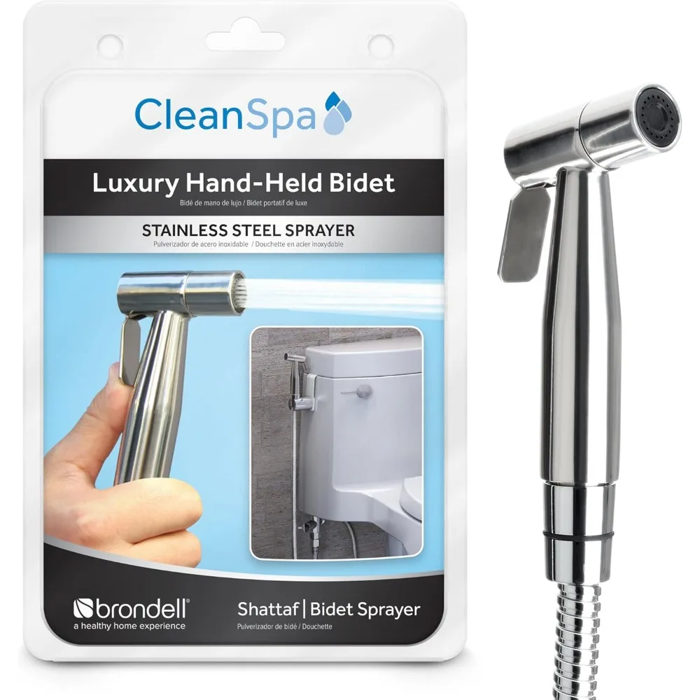 

40 CleanSpa Luxury Hand Held Bidet Shattaf Sprayer, Silver