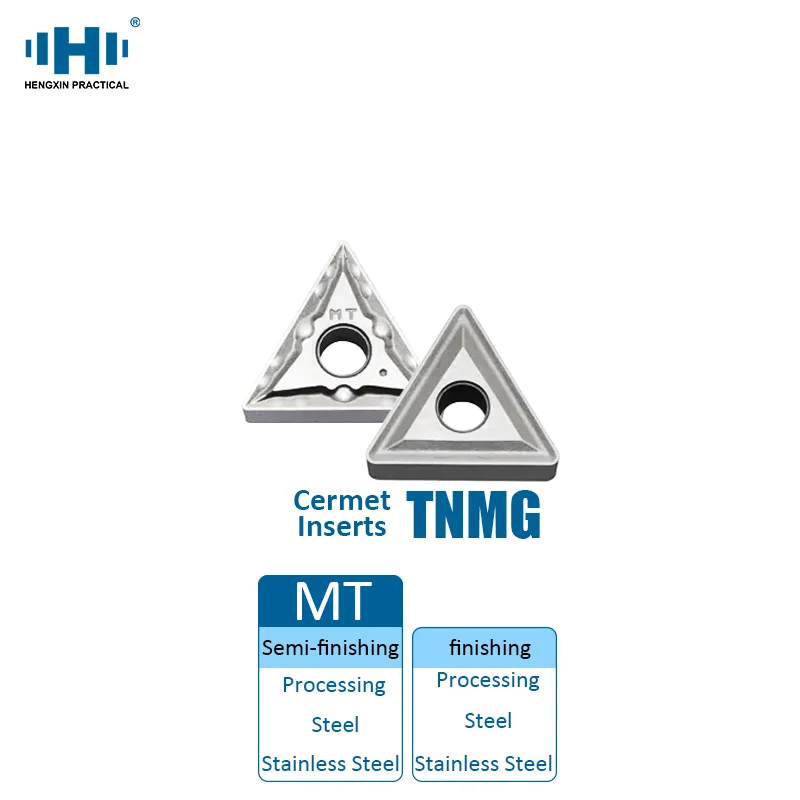 

HENGXIN 10PCS TNMG160408 TNMG160404 MT TNMG Lathe Carbide Inserts Turning Tool CNC Cutting Tools Processing Stainless Steel