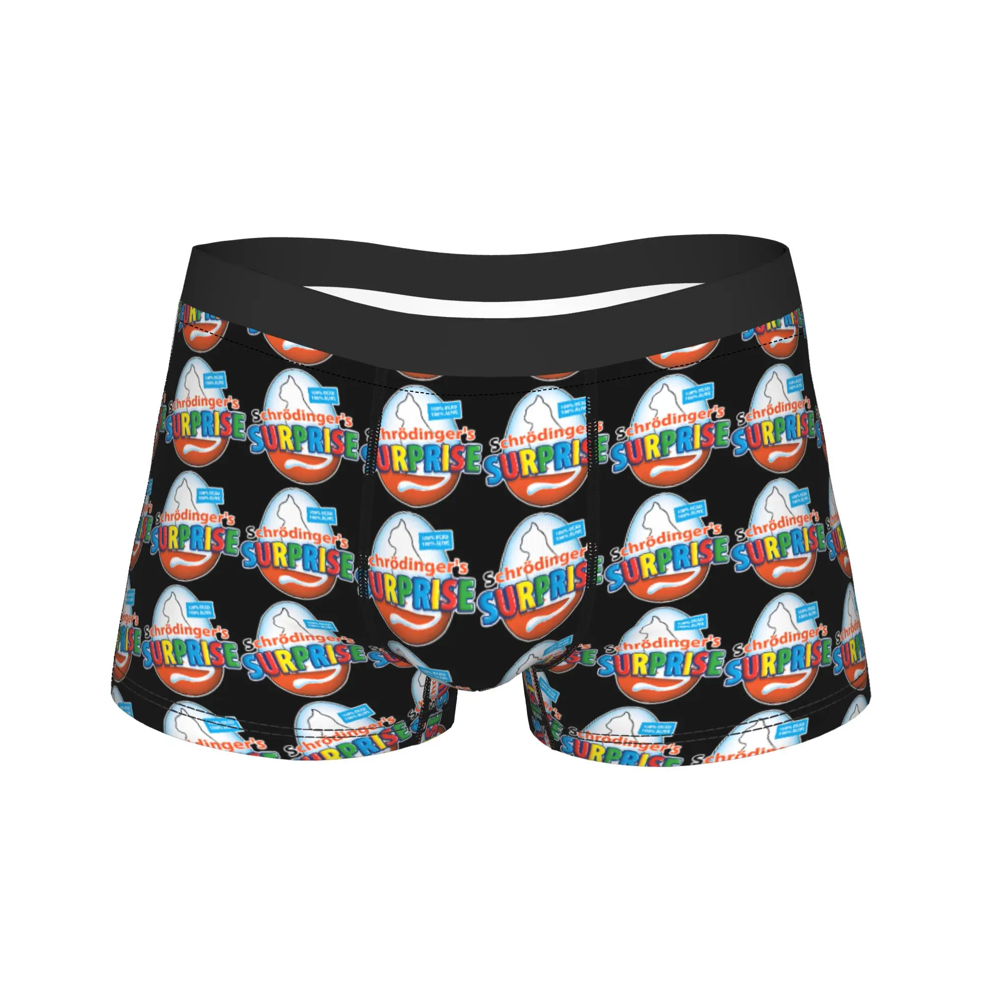 

Трусы-боксеры Kinder Surprise Joy Snack с 3D-принтом, высококачественные, дышащие, мужские, больших размеров