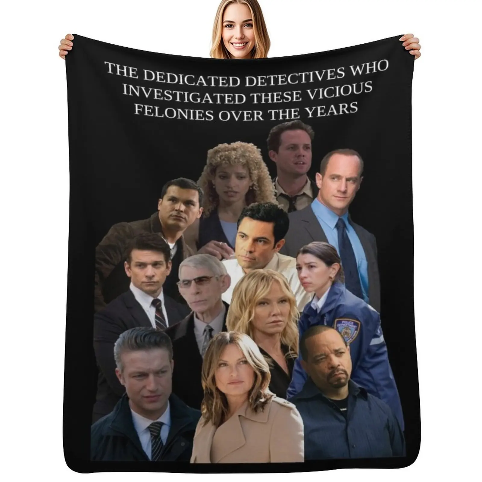 SVU Dedicated Detectives Throw Blanket Weighted Camping Fashion Sofas Soft Plush Plaid Beach warm winter Blankets