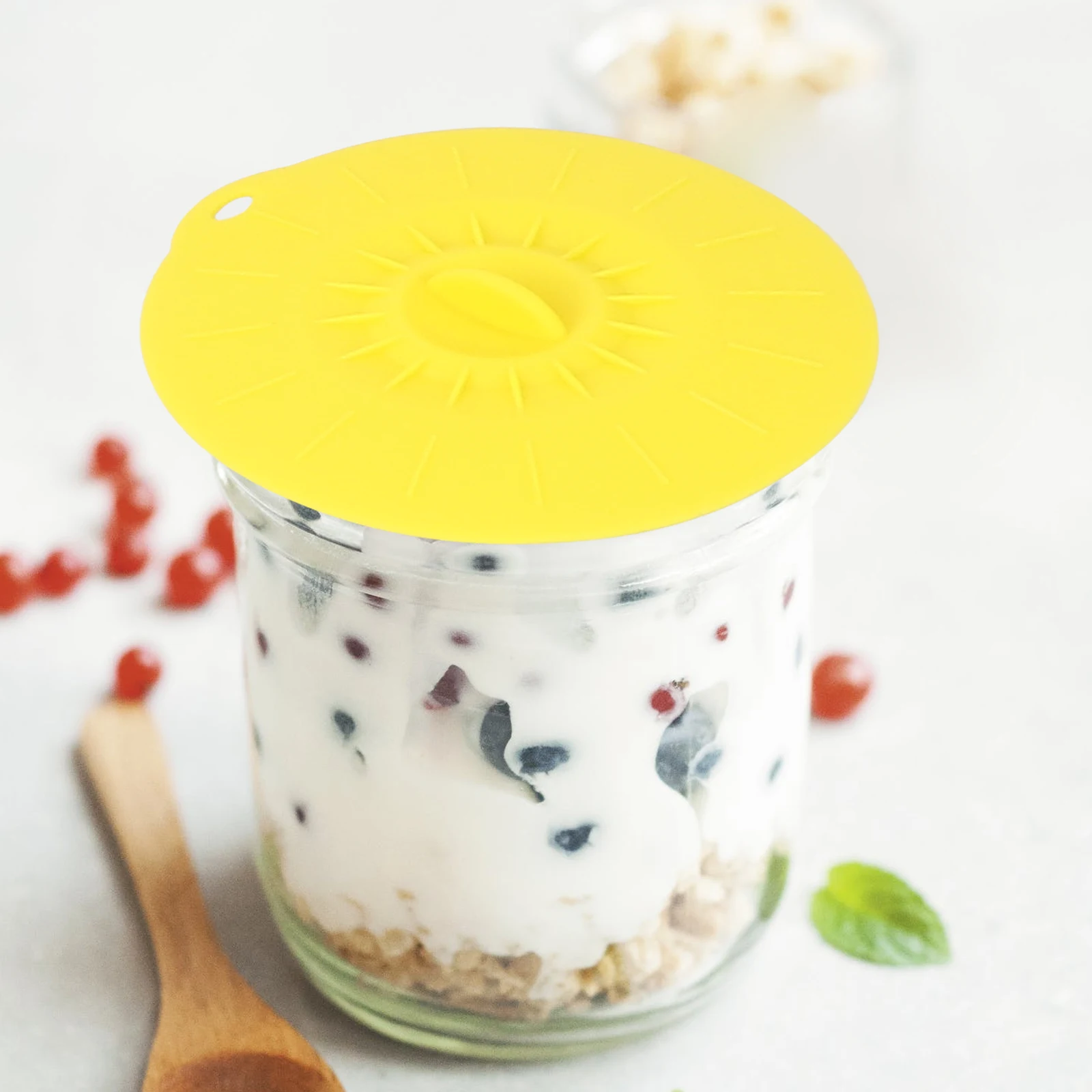 

5Pcs Silicone Cup Covers Assorted Sizes Stretchable Reusable Food Lids Bowl Wraps Airtight Seal Preserve Fresh Heat Storage