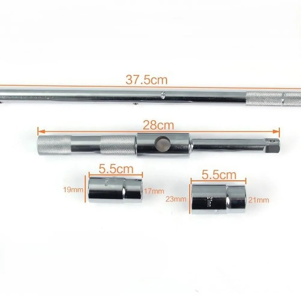 

For Roadside Tire Change Cross Tire Wrench Heavy Duty Cross Wrench Wrench Silver High Carbon Steel Construction