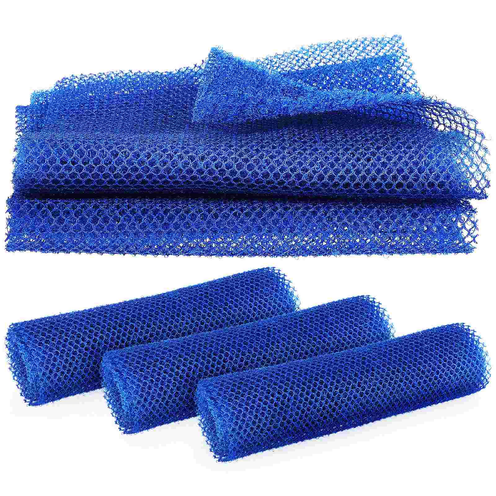 4 Pcs Long Bath Towel Shower Sponge Net Sponges African Skin Smoothers Exfoliating