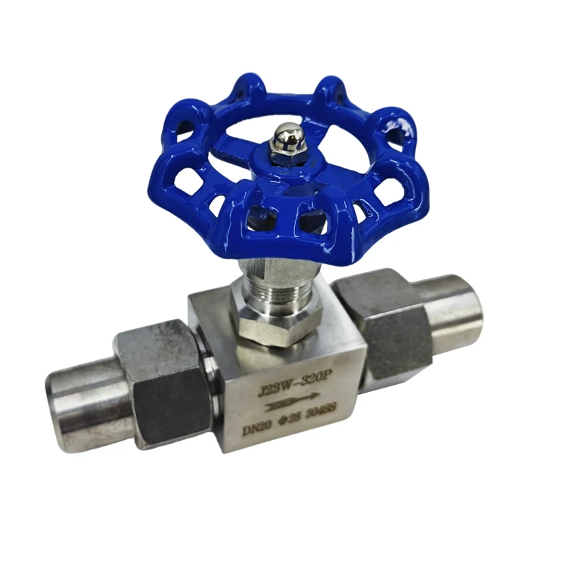 J23W-320P DN20 Manual Stainless Steel High Pressure  Valve for Water Flow Control Instrumentation
