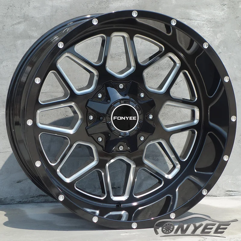 F80E315 Fonyee wheels for auto popular pattern off-road mags latest modified design alloy wheels high quality car rims in stock