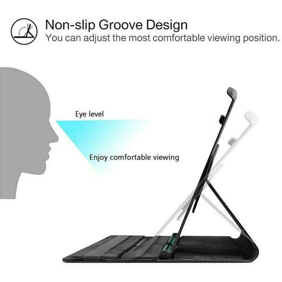 Étui pour tablette rotatif à 360 degrés, pour iPad Air 2024 MINI 3 4 5 6 7 8 9 10 génération Pro 2024 10.9 10.2 11 12.9 13 pouces