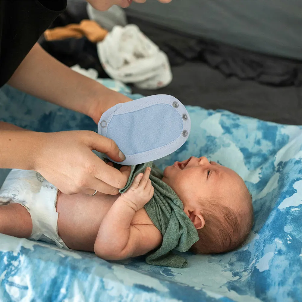 

5Pcs Baby Bodysuit Extender Cotton Snap Button for Infant Jumpsuits Rompers Easy to Wear Soft Material Extenders