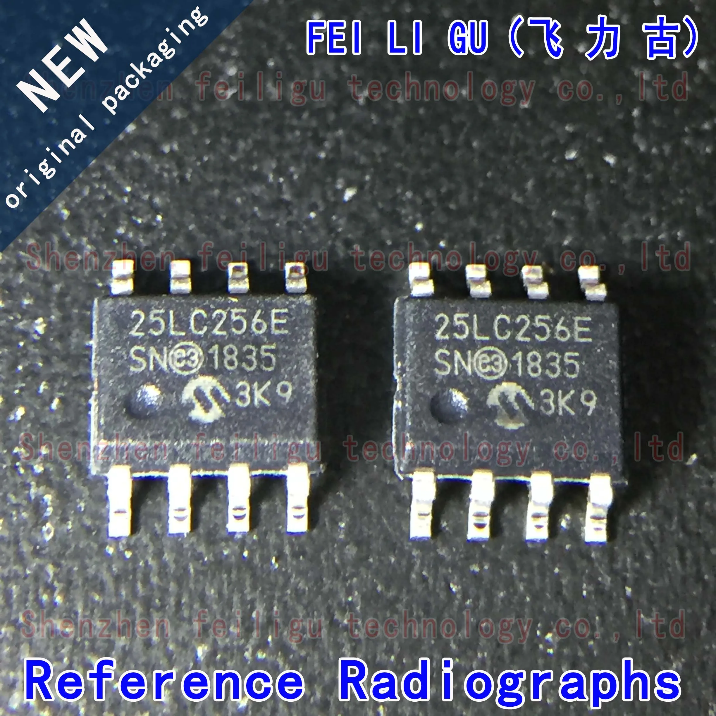 1~30PCS 100% New Original 25LC256T-E/SN 25LC256-E/SN 25LC256E SN Package:SOP8 EEPROM 256Kb Memory Chip