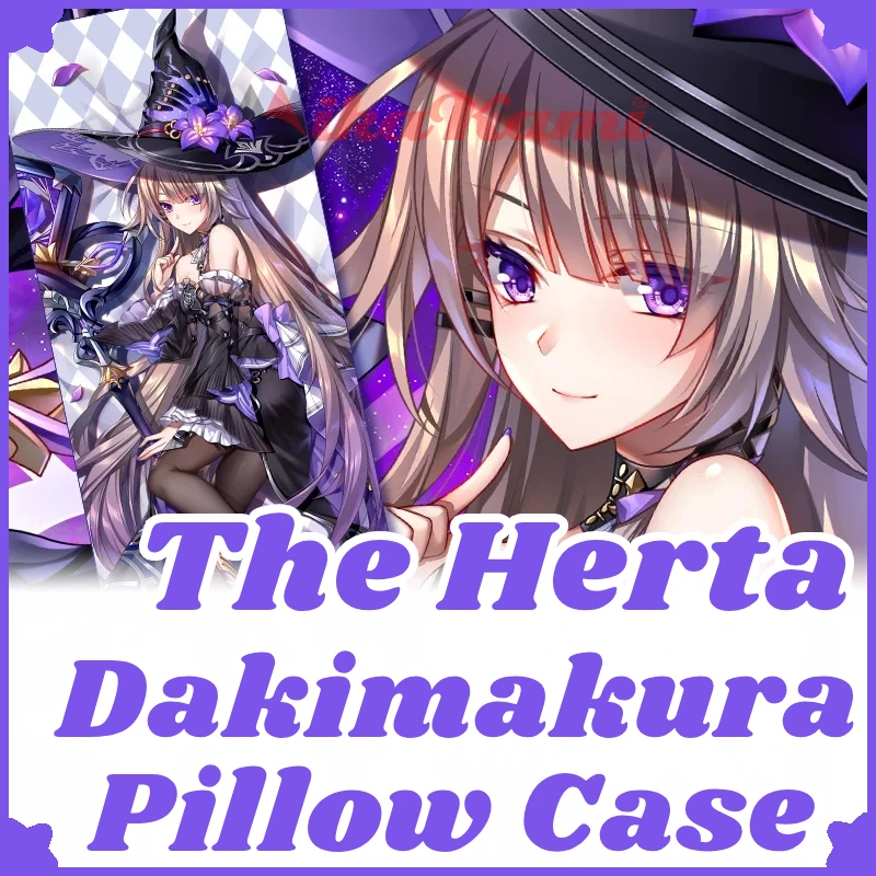 The Herta Dakimakura Honkai Star Rail Pillowcase Full Body Hugging Pillow Case Cushion Cover Home Bedding Decor Otaku Gift SHM