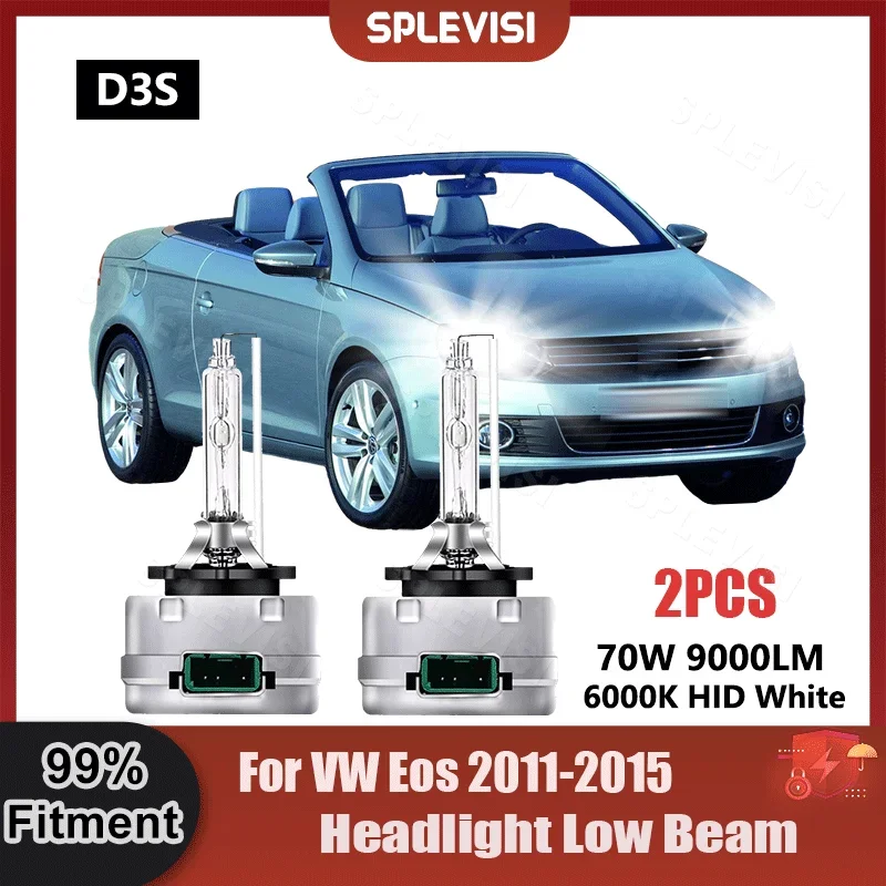 

Plug And Play D3S ксеноновые лампы ближнего света 6000K чистый белый 9000LM для VW Eos 2011 2012 2013 2014 2015 Сменные автомобильные ксеноновые лампы