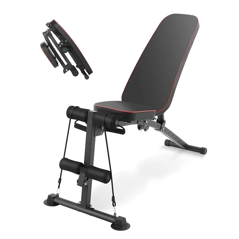 

Adjustable Dumbbell Weight Bench Folding Incline Decline Workout Equipment For Body Building Gym