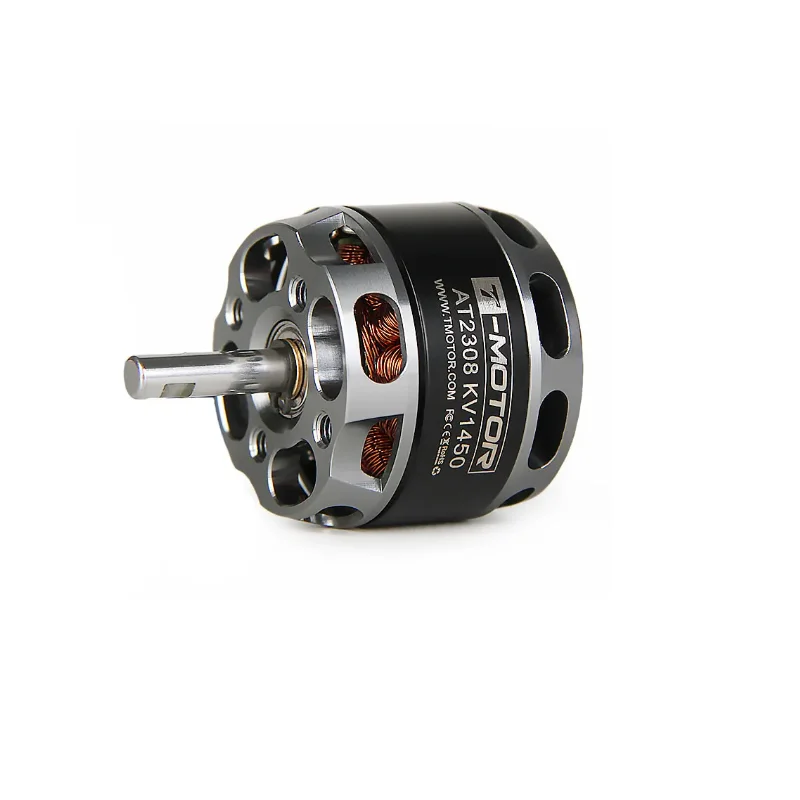 T-MOTOR silnik bezszczotkowy AT2308 długi wał KV1450 KV2600 do puszczania samolotów drona rc