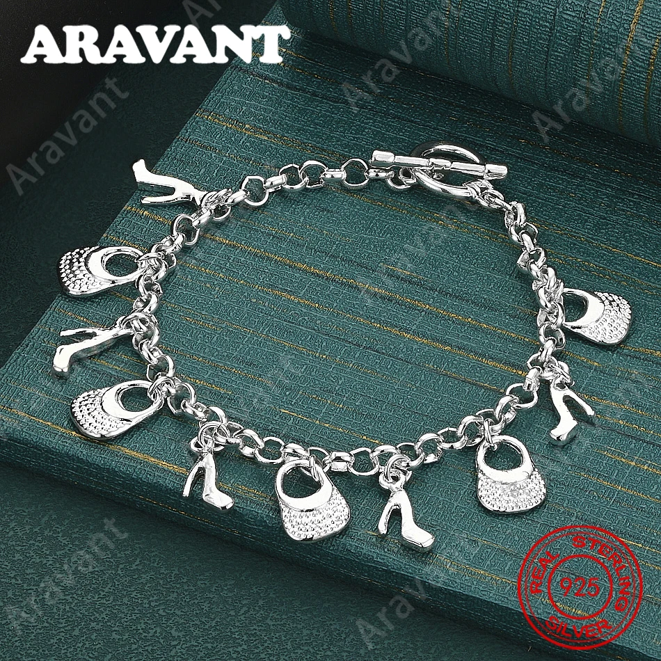 925 Sterling Silber Fünf-Reihen-Perlenarmband für Damen, Vintage-Stil, personalisiertes Accessoire, Geschenk, Schmuck