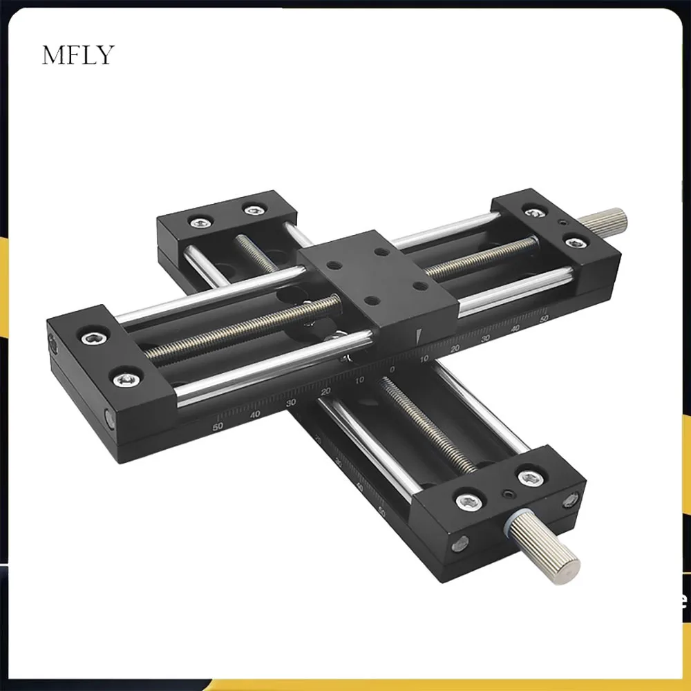 Manual X Axis Linear Stage Fine‑Tuning Precision Sliding Table Micro Translation Stage Experiment Platform Stroke 35/65/95MM