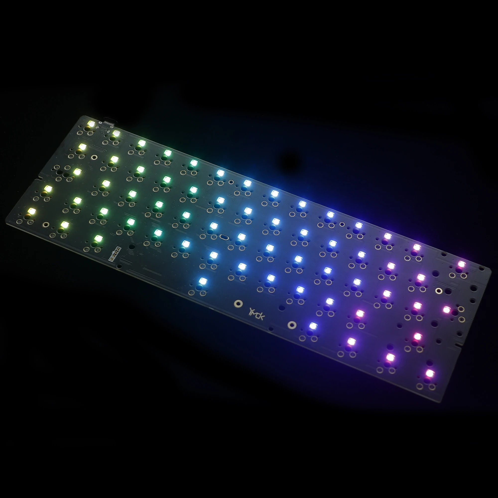 YMD62 GH60 Hot Swap 60 PCB Kailh Socket ISO RGB VIA VIAL Fully Programmable