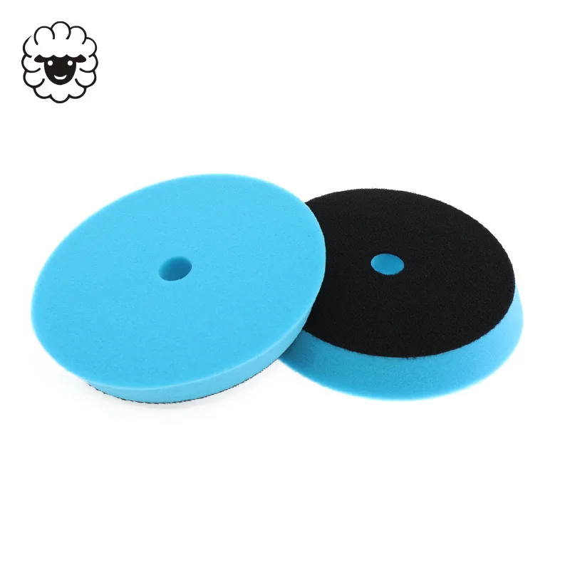 1000 Sheep 6inch Buffing Sponge Pad Set Car Polishing Disc 150mm Auto Waxing Sponge Car Polisher Drill Adapter Cleaning Tool