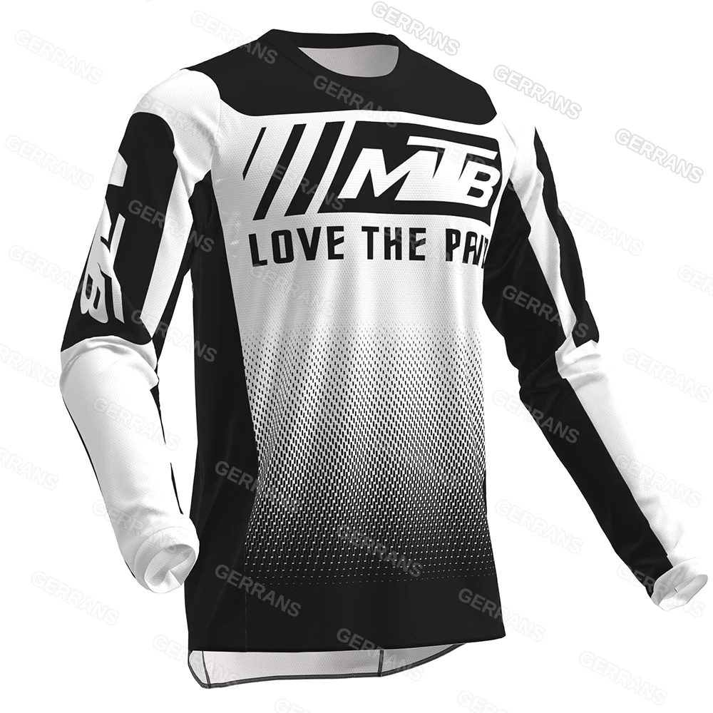 

MTB Shirts Offroad Long sleeve Motorcycle Motocross Sportwear Racing Bike Cycling Clothing Ggrrans mtb Jerseys Mountain Bike