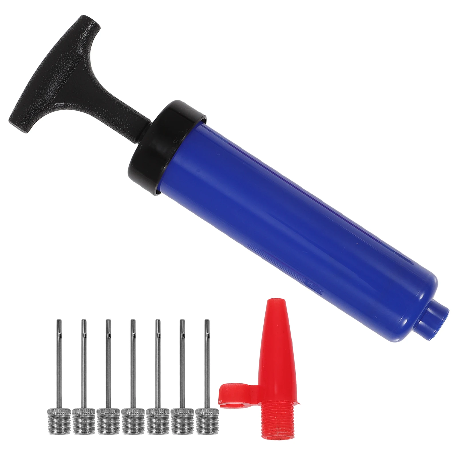

9pcs Sports Pump Gas Needles Set Air Tube Tip Portable Inflator For Basketball Football Detachable Needle Protector – 8 Inch
