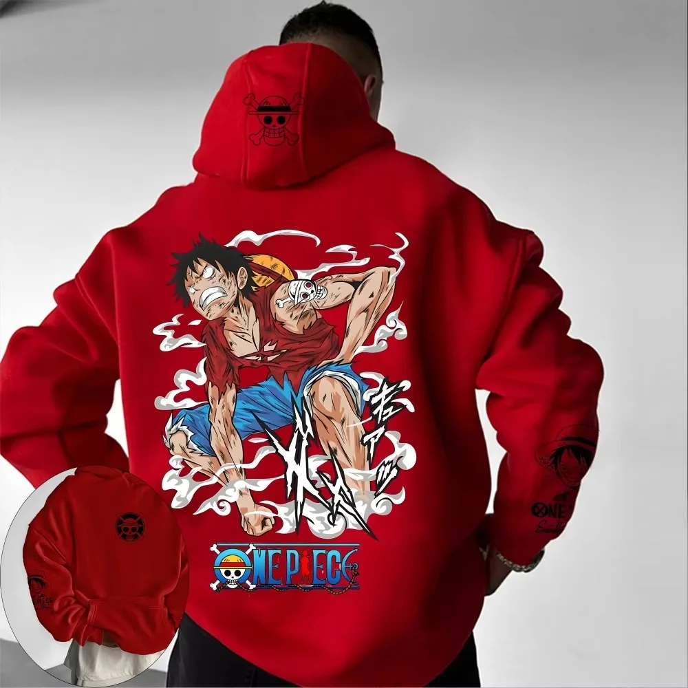 

Latest Anime One Piece Dragon Ball Demon Slayer Spring and Autumn Men's Hoodies 3D Printed Trendy Men's and Women's High Streett