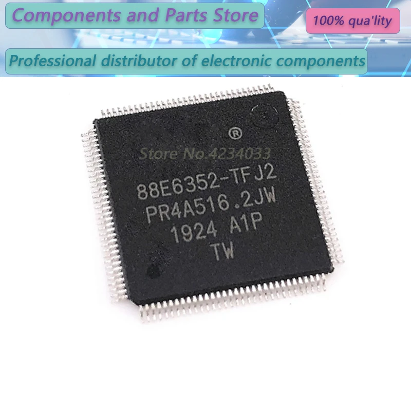 1PCS   88E6352-A1-TFJ2I000  88E6352-A1-TFJ2I0  88E6352-A1-TFJ   TQFP128  NEW100%  88E6352-A1-TFJ2I000