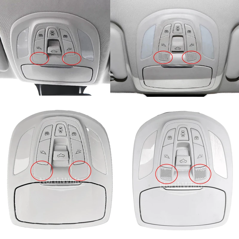 Overhead Console Map Lamp Light For MG Hector Chevy Captiva Wuling Almaz Baojun 530 Indoor Reading Light Lamp Roof Lamp