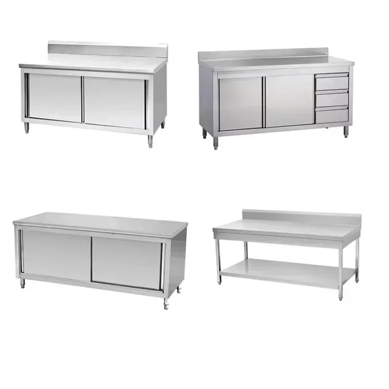 

Other Hotel and Restaurant Supplies Commercial Catering Kitchen Stainless Steel Workbench Free Standing Kitchen Storage Cabinets