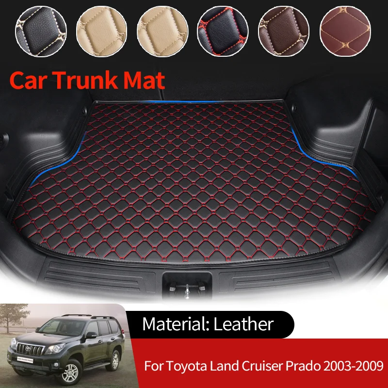 Car Boot Liner Cargo Rear Trunk Mats Luggage FLoor Waterproof Carpets for Toyota Land Cruiser Prado Lexus GX 470 J120 2003~2009