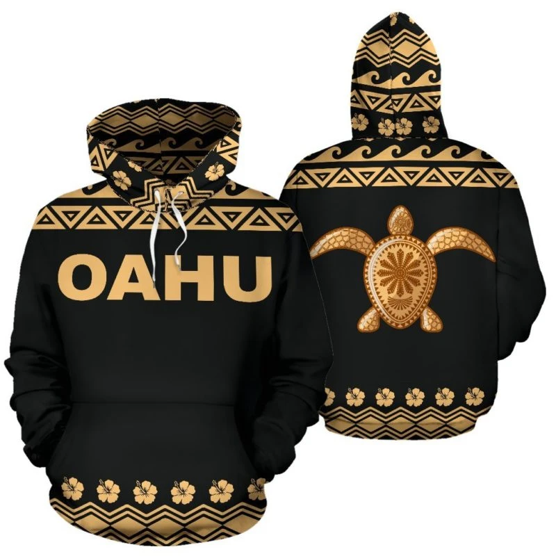 Polynesia Tahiti Sea ​​turtle 3D Printed Hoodies For Men Clothes Casual Women Sweatshirts Fashion Hawaii Pullovers Y2k Tracksuit