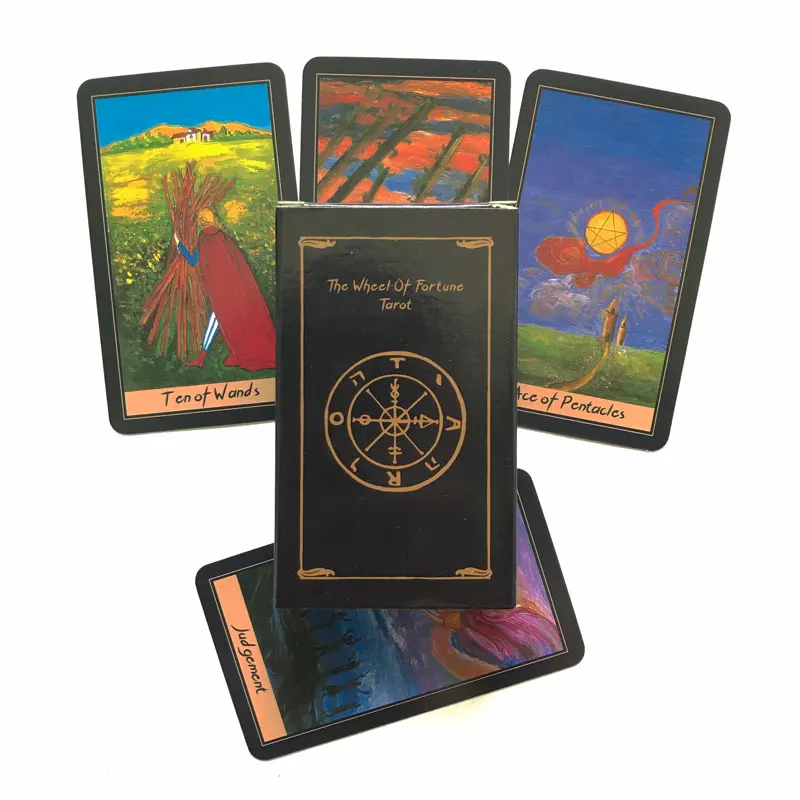 The Wheel of Fortune Tarot Card Oracle Card Entertainment Party Board Game Tarot Deck