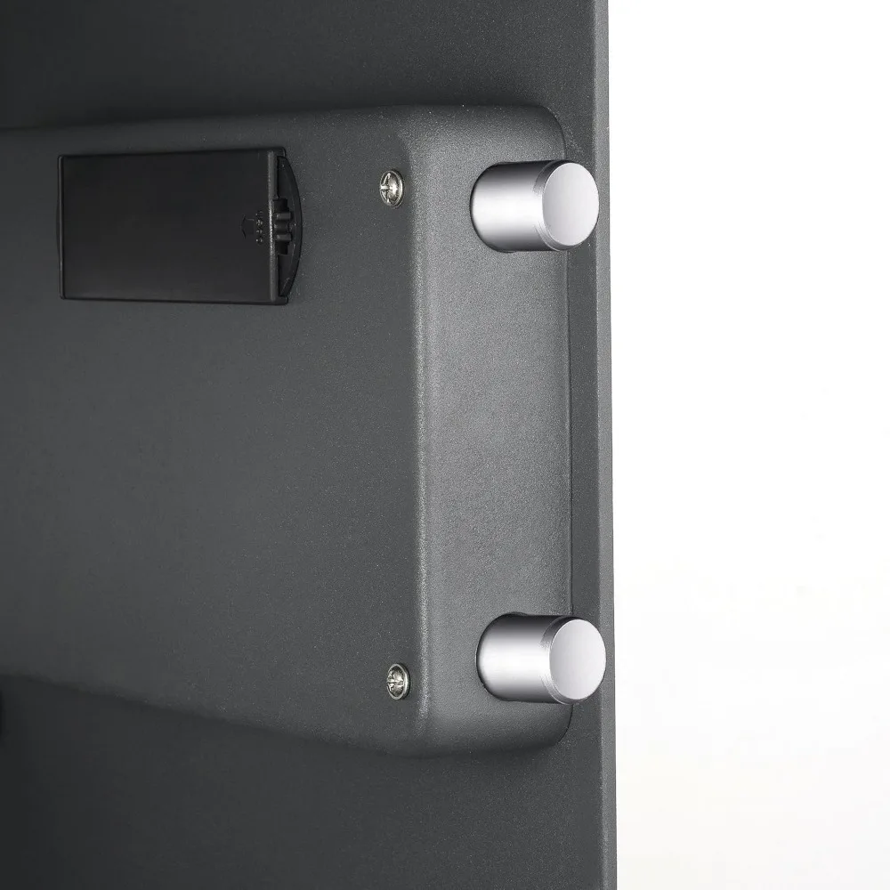 Caja fuerte electrónica segura montada en la pared con doble acceso manual de llaves para objetos de valor