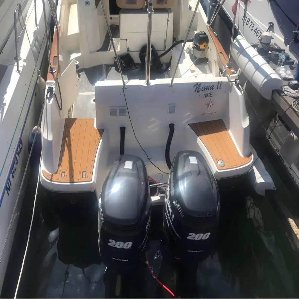 

2011 Кепка Jeanneau Camarat 8,5 WA Платформа для плавания Кокпита Pad Лодка EVA Тиковая пол SeaDek MarineMat Gatorstep Стиль Самоклеящаяся