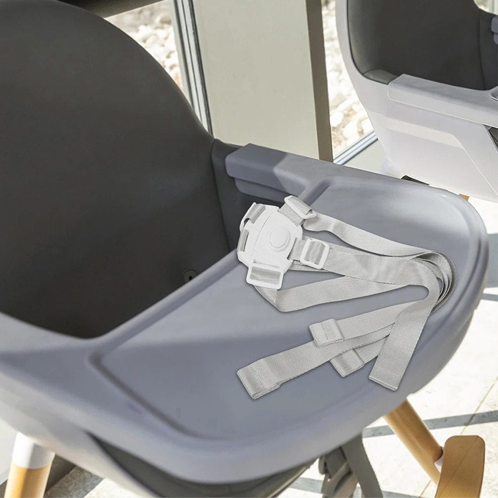 5 قطعة حزام أمان الطفل قابل للتعديل العالمي عالية كرسي حزام كرسي الطفل حزام الأمان يدفع باليدين تسخير #2