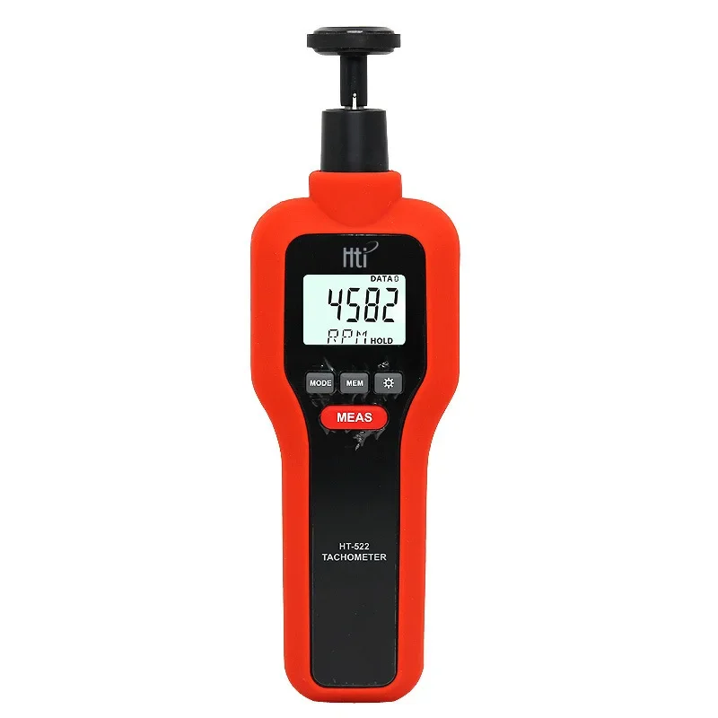 Stable HT522 Tachometer Two-in-one, Compact And Easy To Contact Photoelectric Tachometer, High-precision Force Measuring Instrum