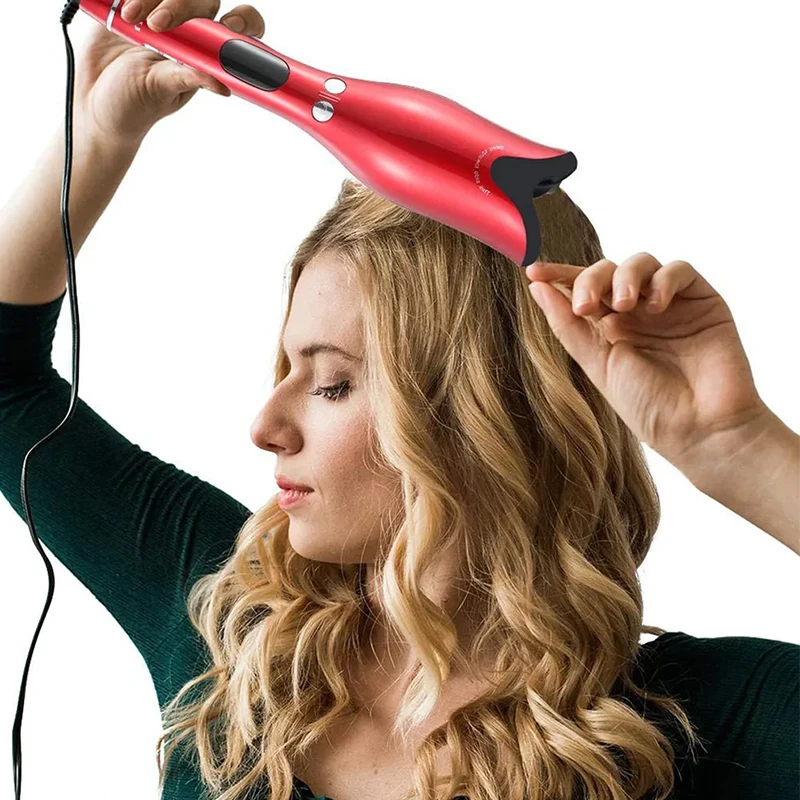 

Automatic Hair Curler Button Curling Iron Negative ion Ceramic Rotating Wave Magic Hair Roller Spin Hair Styling Tool