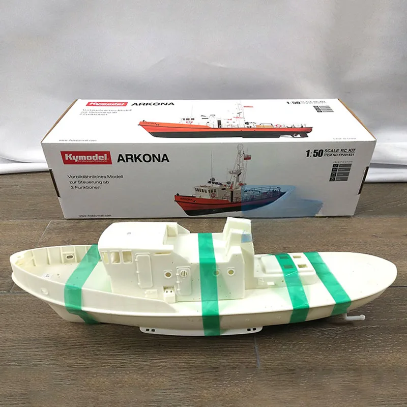 1/50 RC ARKONA Statek ratunkowy Offshore Work Boat Kit Symulacja modelu statku Zdalnie sterowany polski statek ratunkowy Zestaw modeli Zabawka