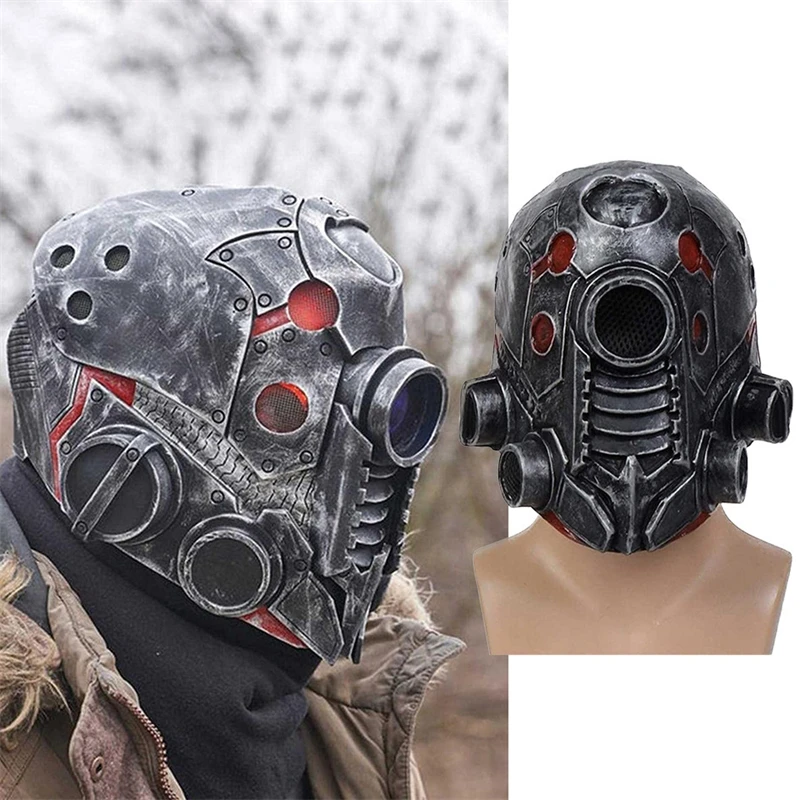 

Cyberpunk Robot Helmet Mask Full Face Steampunk Cosplay Gaming Party Holiday Rave Futuristic Gothic Gift For Men Women