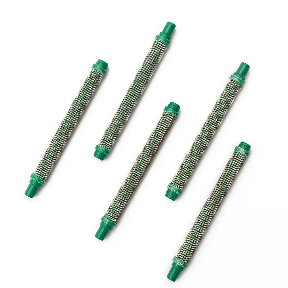 5pcs 30 Mesh 304 Stainless Steel Spray Tool Filters For Use With And Compatible Aftermarket Airless Spray Equipment