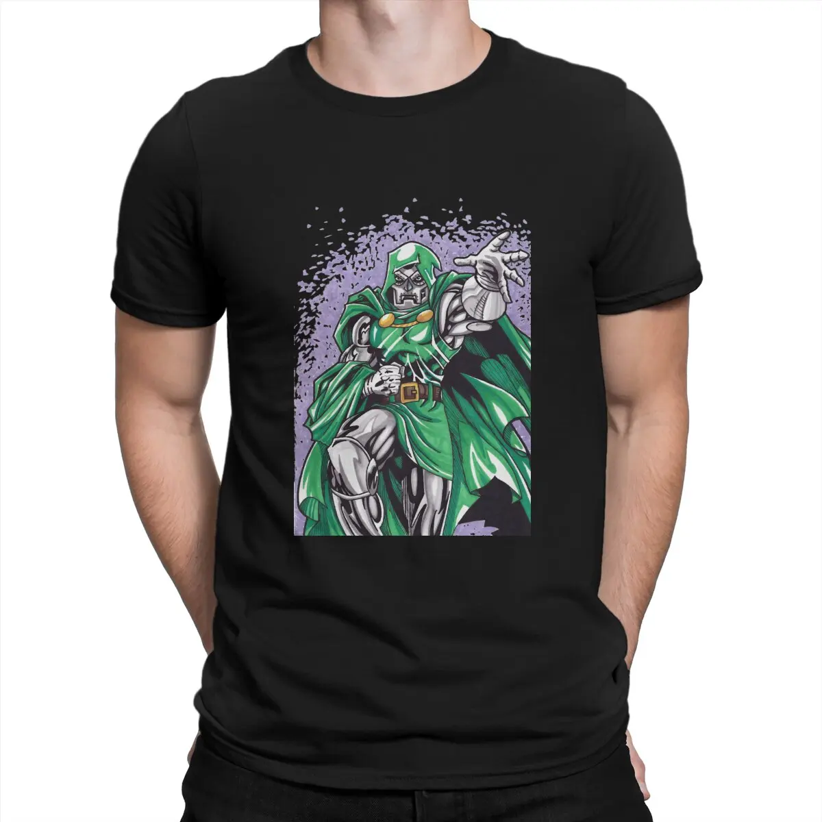 

Doctor Doom Men's TShirt Marvel Super Hero Individuality T Shirt Original Sweatshirts Hipster
