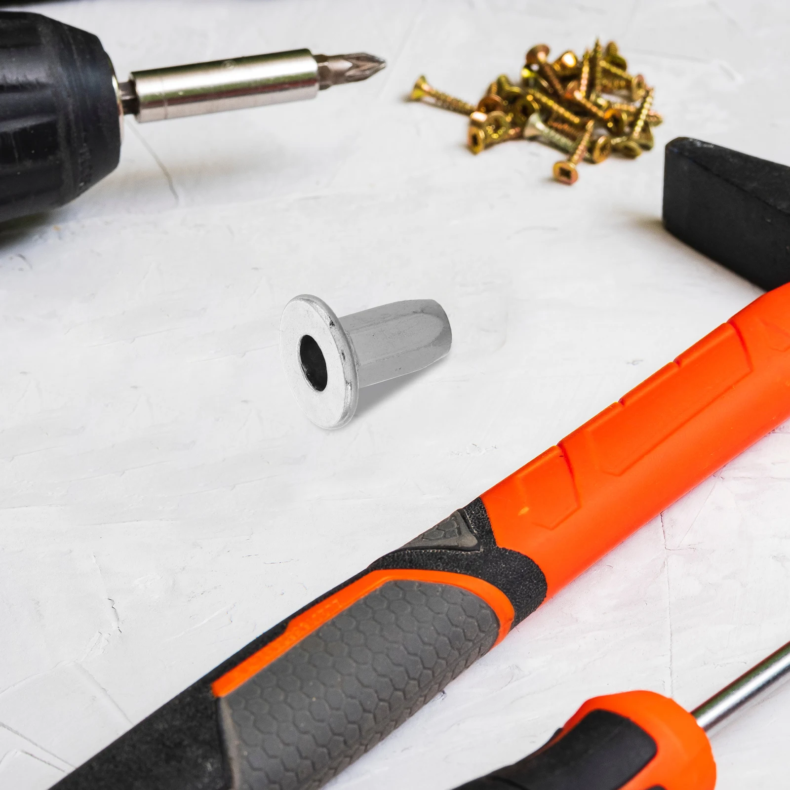 

100 Pcs Screw Clips Automotive Bumper Guard Plate Fixing Bolts License Screws