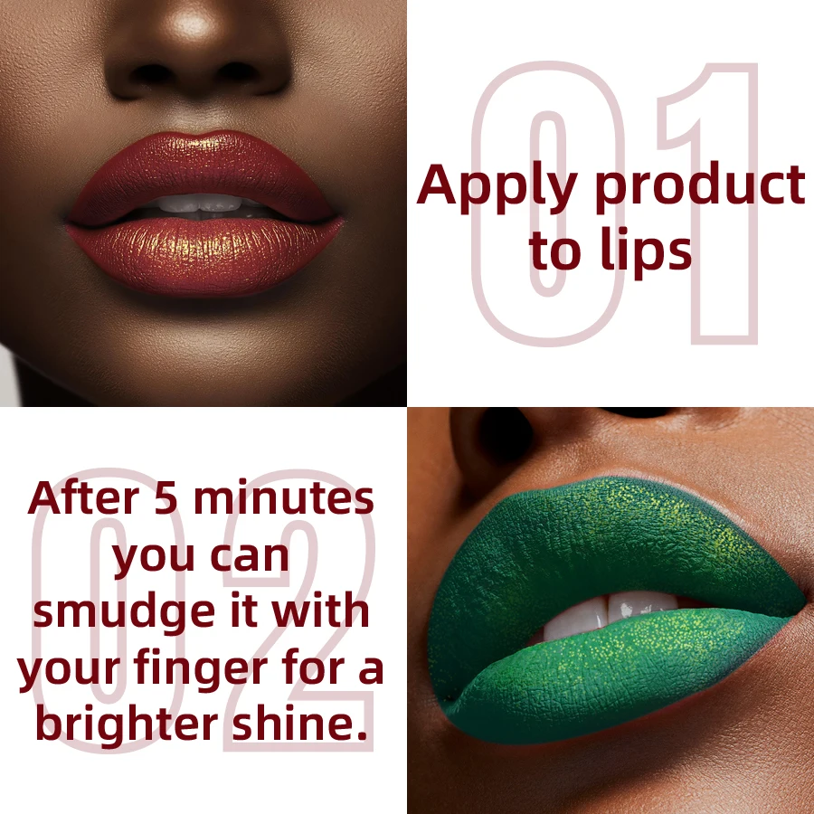 14色メタリックグリッターベルベットリップグレイズ高発色マットシマーリップティントダイヤモンドリップ韓国メイクギフトリキッドリップスティック