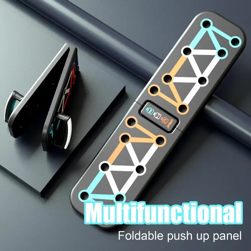 Push-up Board Set Portable Multifunctional Push-up Bar Foldable Fitness Equipment For Chest Abdomen Arms/Back Training