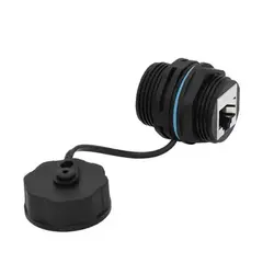 IP68 Waterproof RJ45 Network Connector Shielded Circular Cat6A RJ45 Network Connector RJ45 Plug Panel Socket
