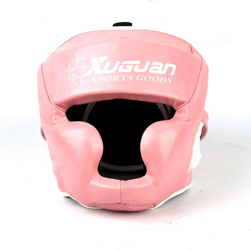 Professional MMA Fighting Boxing Helmet PU Thickened Fighting Face Protector Headgear Sanda Karate Muay Thai Training Gear